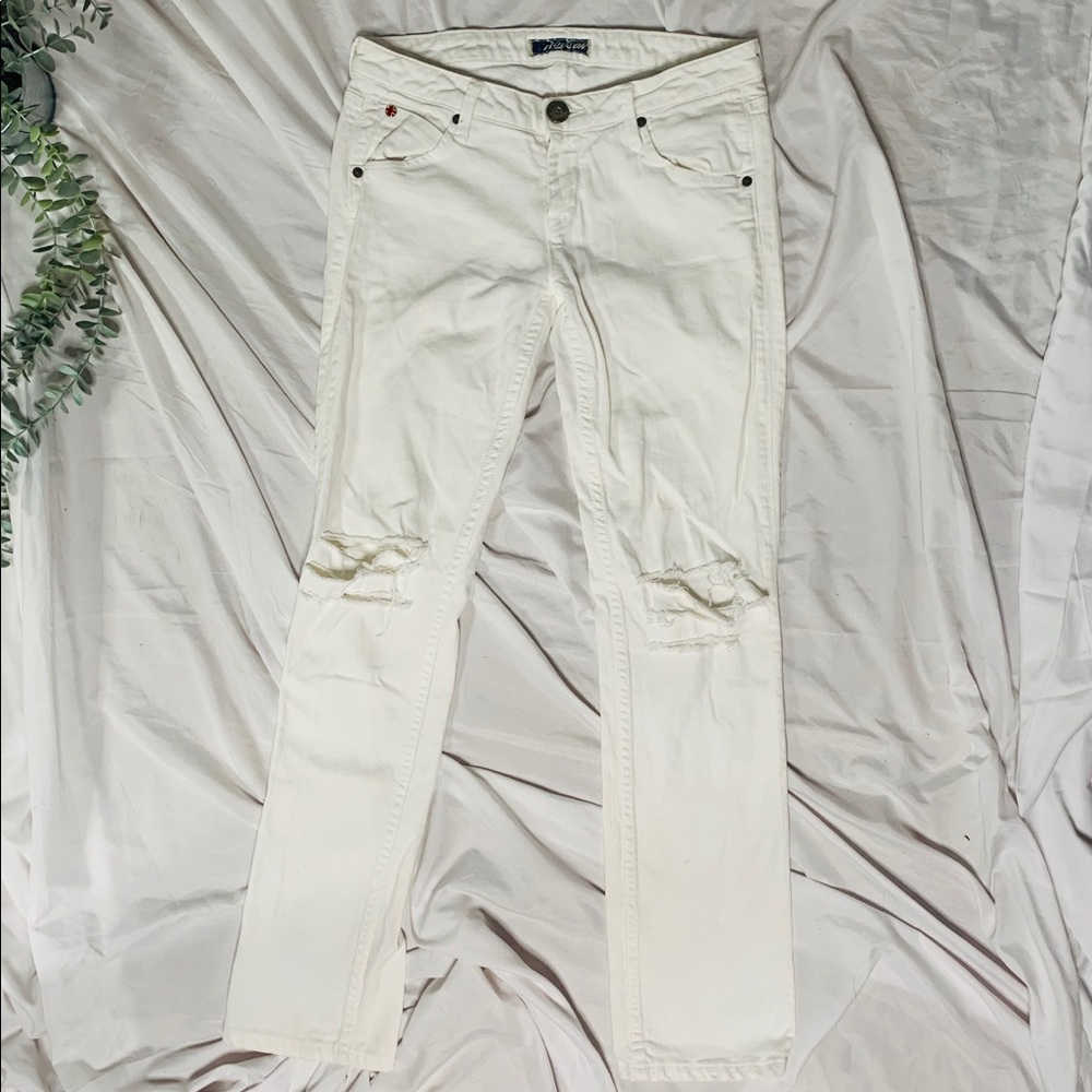 Hudson White Jeans